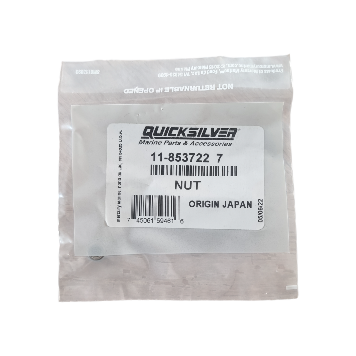 Nut  - Tiller Handle #5