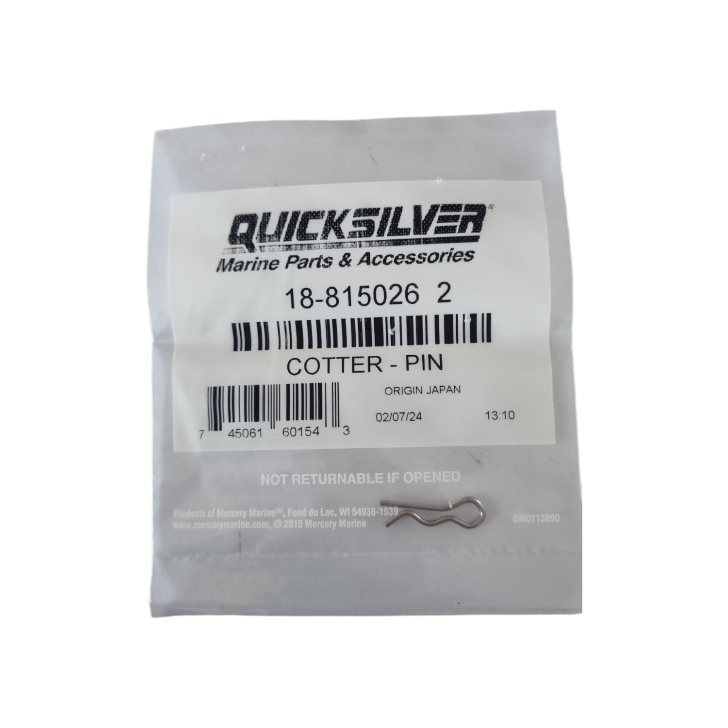 Cotter Pin - Throttle Linkage #17