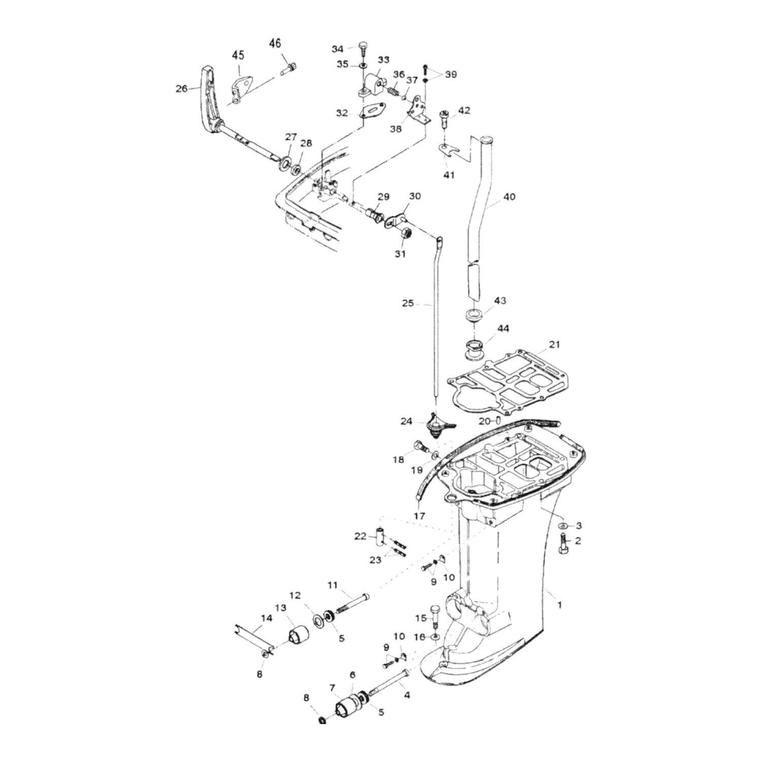 Powerhead Gasket - Cowling #21
