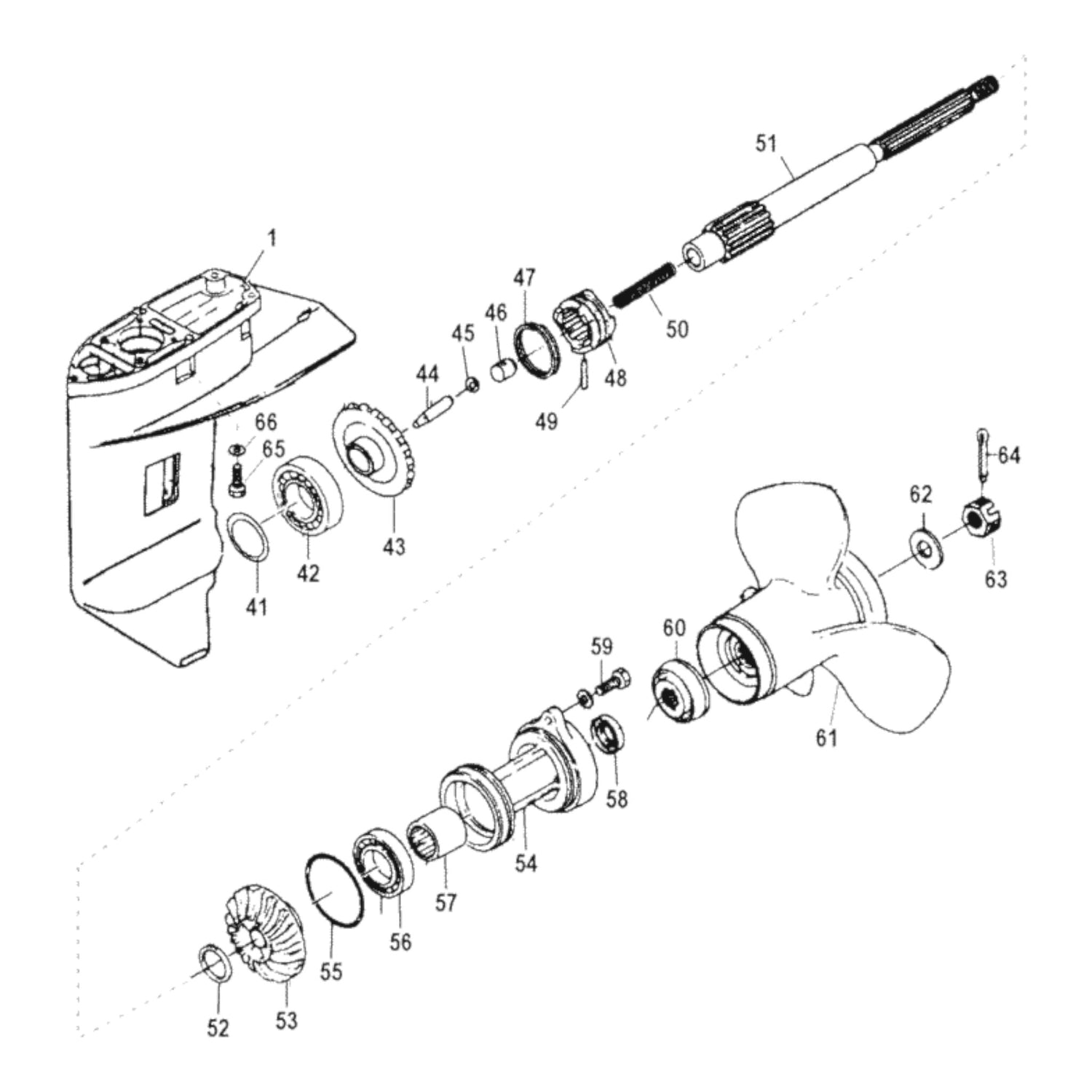Split Pin - Propeller Shaft #64