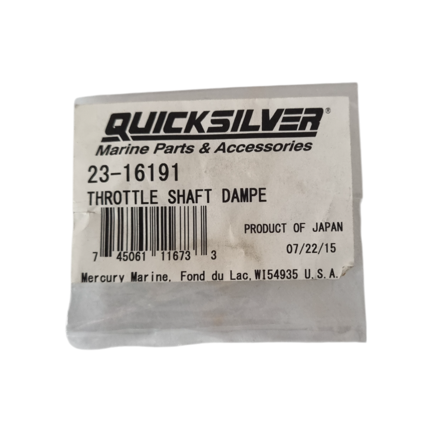 Throttle Shaft Dampe - Tiller Handle #7